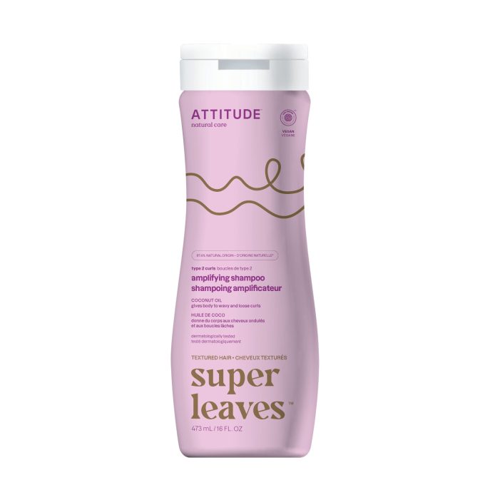 Amplifying shampoo for curly hair