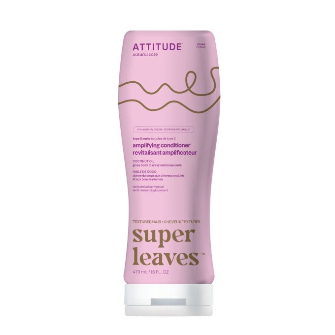 Amplifying conditioner for curly hair